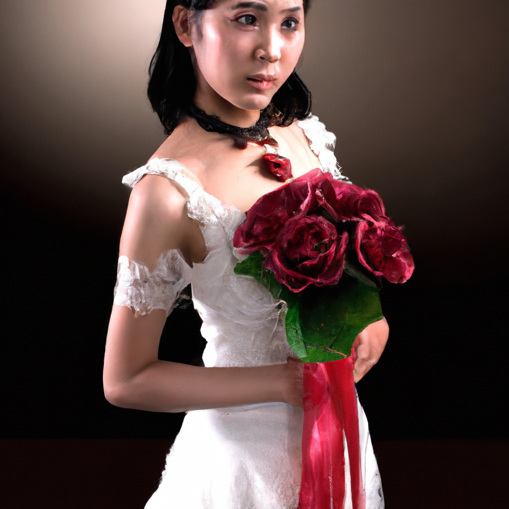 ブライダル撮影のAI生成画像